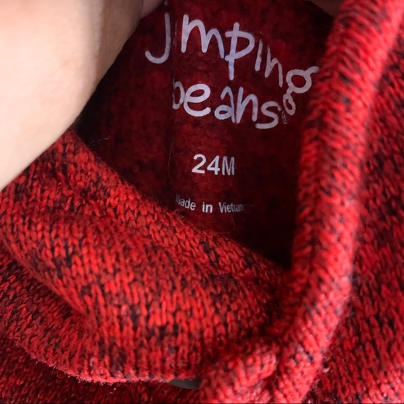Jumping Beans- Red Sweater size 24M - Picture 6 of 7